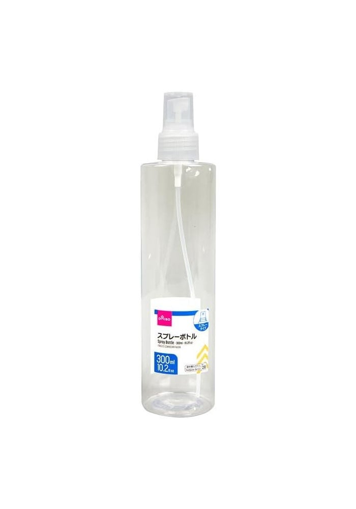Daiso Refillable Spray Bottle - 300 ml Clear Plastic